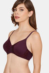 Rosaline Padded Non-Wired 3/4th Coverage T-Shirt Bra - Amparo Blue — thumbnail 3